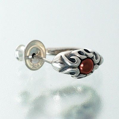 シルバーフープピアス(片耳用)
