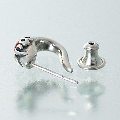 シルバーフープピアス(片耳用)