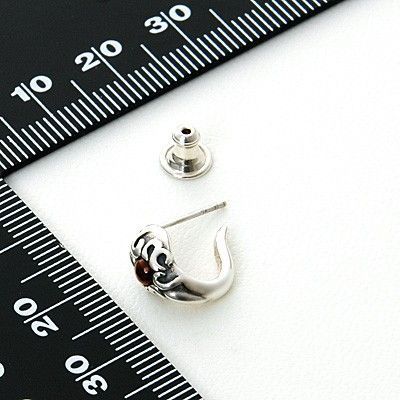 シルバーフープピアス(片耳用)