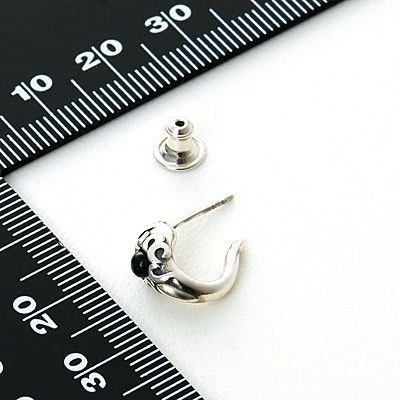 シルバーフープピアス(片耳用)