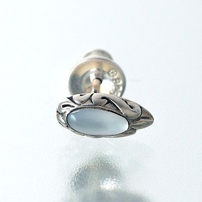 シルバースタッドピアス(片耳用)