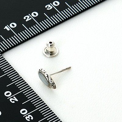 シルバースタッドピアス(片耳用)