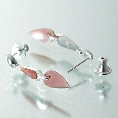 シルバースタッドピアス