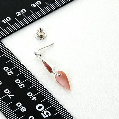 シルバースタッドピアス