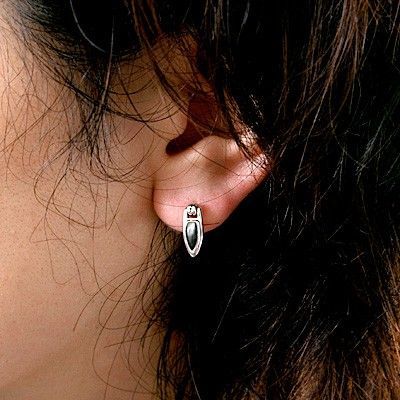 シルバースタッドピアス(片耳用)
