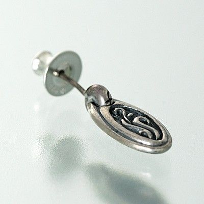 シルバースタッドピアス(片耳用)