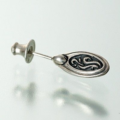 シルバースタッドピアス(片耳用)