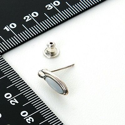 シルバースタッドピアス(片耳用)