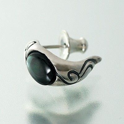 シルバーフープピアス(片耳用)