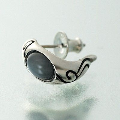 シルバースタッドピアス(片耳用)