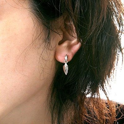 シルバースタッドピアス(片耳用)