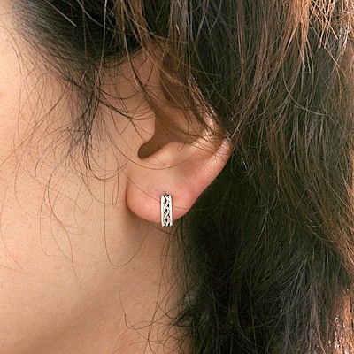 シルバースタッドピアス(片耳用)