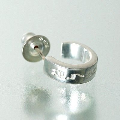 シルバースタッドピアス(片耳用)