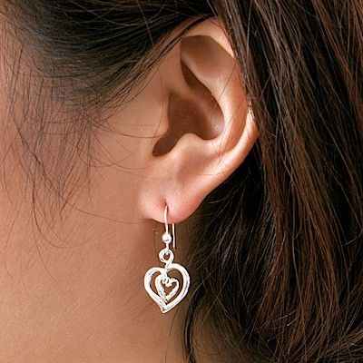 シルバーフックピアス