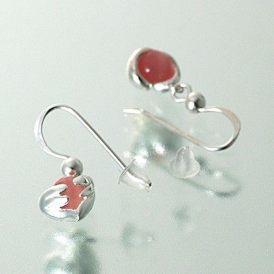 シルバーフックピアス