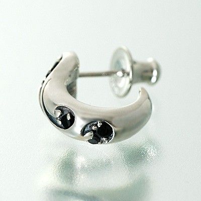 シルバースタッドピアス(片耳用)