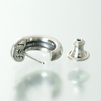 シルバースタッドピアス(片耳用)