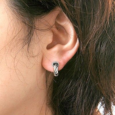 シルバースタッドピアス(片耳用)