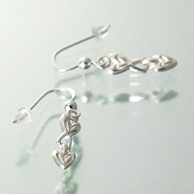 シルバーフックピアス