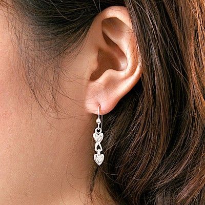 シルバーフックピアス