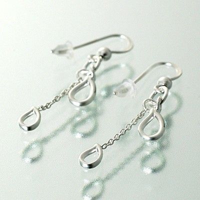 シルバーフックピアス