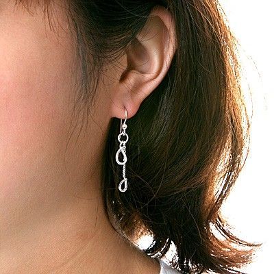 シルバーフックピアス