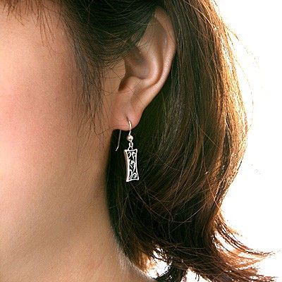 シルバーフックピアス