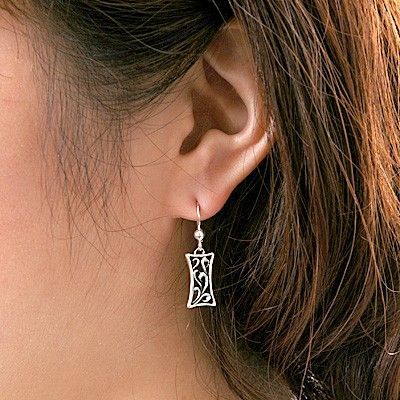 シルバーフックピアス