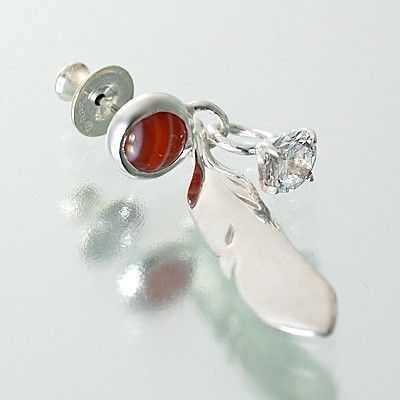 シルバースタッドピアス(片耳用)