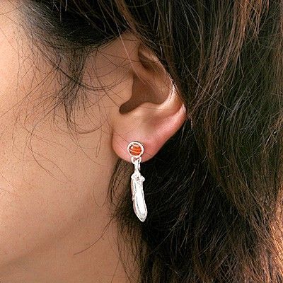 シルバースタッドピアス(片耳用)