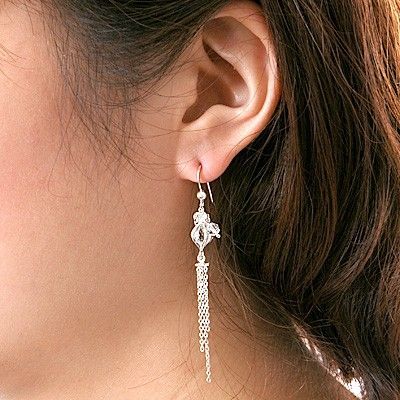 シルバーフックピアス