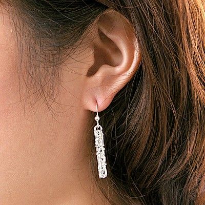 シルバーフックピアス