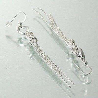 シルバーフックピアス