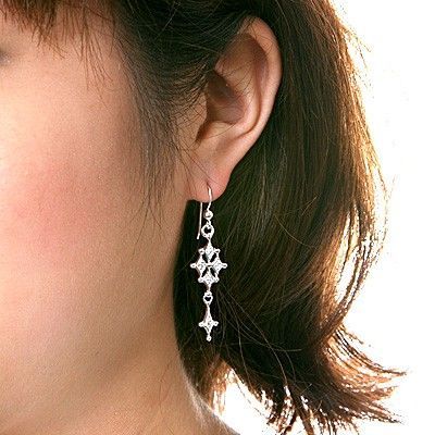 シルバーフックピアス