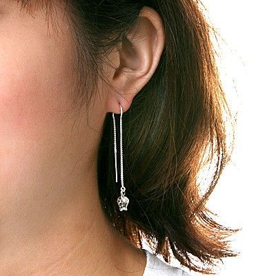 シルバーアメリカンピアス