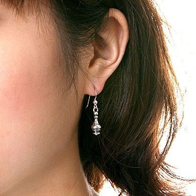 シルバーフックピアス