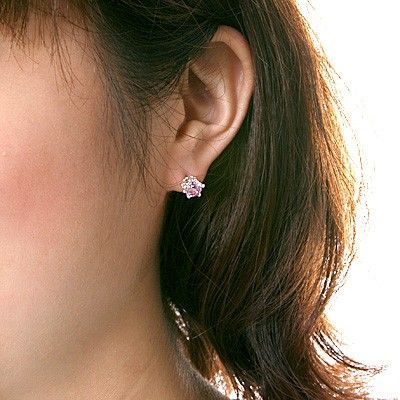 シルバースタッドピアス