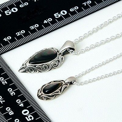 シルバーペアネックレス