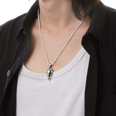 シルバーペアネックレス