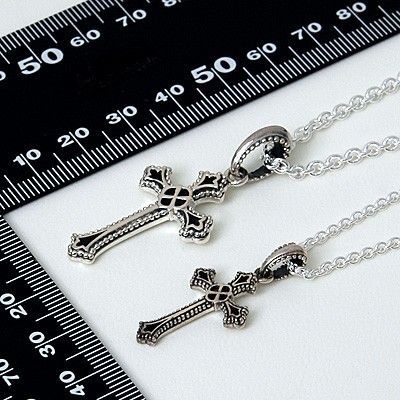 シルバーペアネックレス