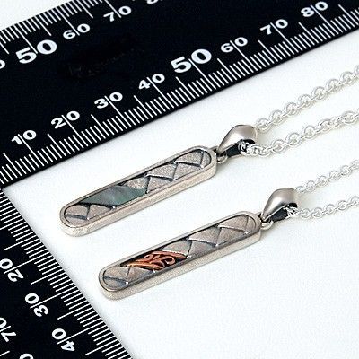 シルバーペアネックレス