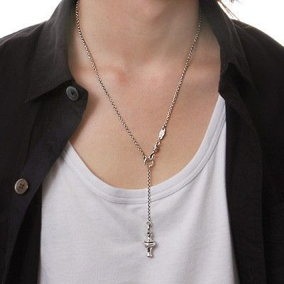 シルバーペアネックレス