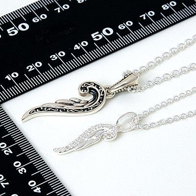 シルバーペアネックレス