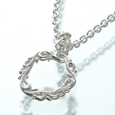 シルバーペアネックレス