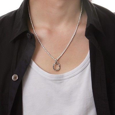 シルバーペアネックレス