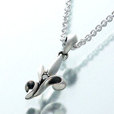 シルバーペアネックレス