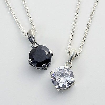 シルバーペアネックレス