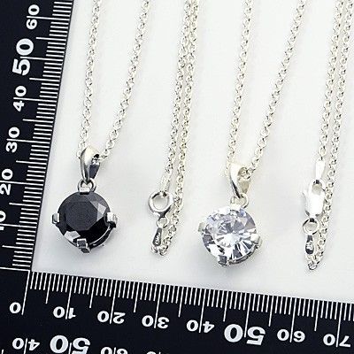 シルバーペアネックレス