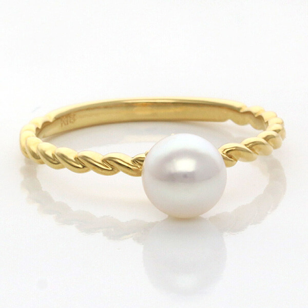 イエローゴールドリング