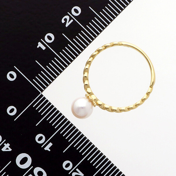 イエローゴールドリング